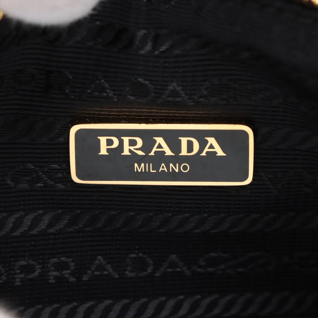 Prada Black Saffiano Leather and Re-Nylon Re-Edition 2005 Shoulder Bag [Clearance Sale]