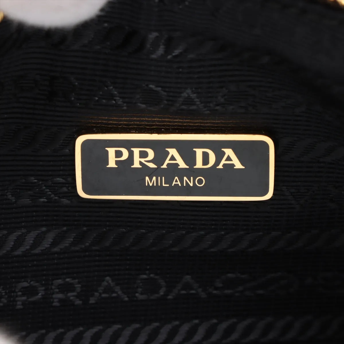 Prada Black Saffiano Leather and Re-Nylon Re-Edition 2005 Shoulder Bag [Clearance Sale]