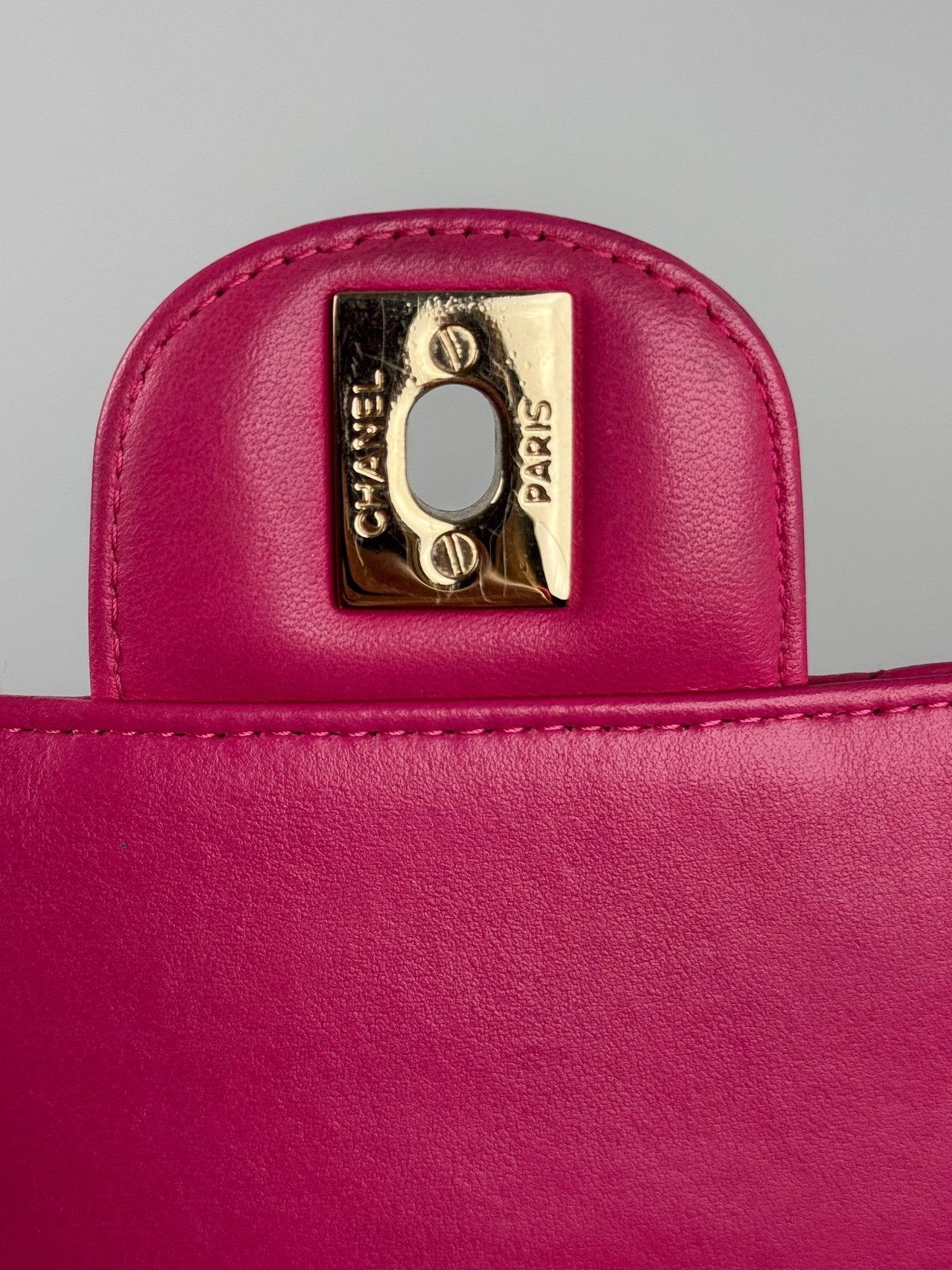 Chanel   Mini Square Classic Chevron Flap Bag