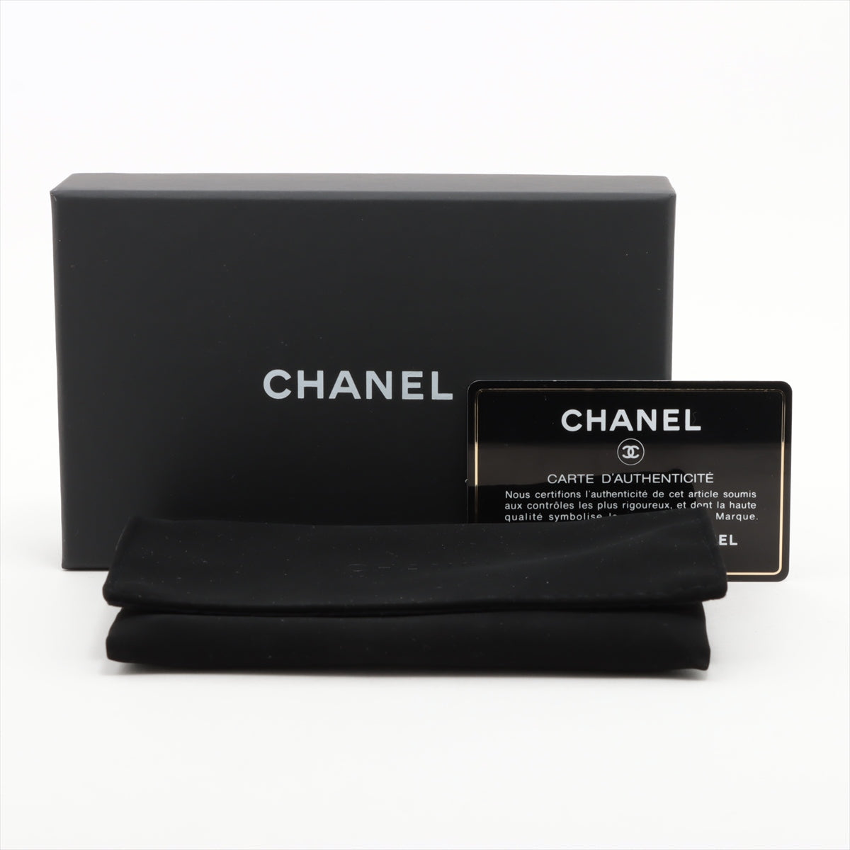 Black Nappa Leather Chanel 19 Coin Purse