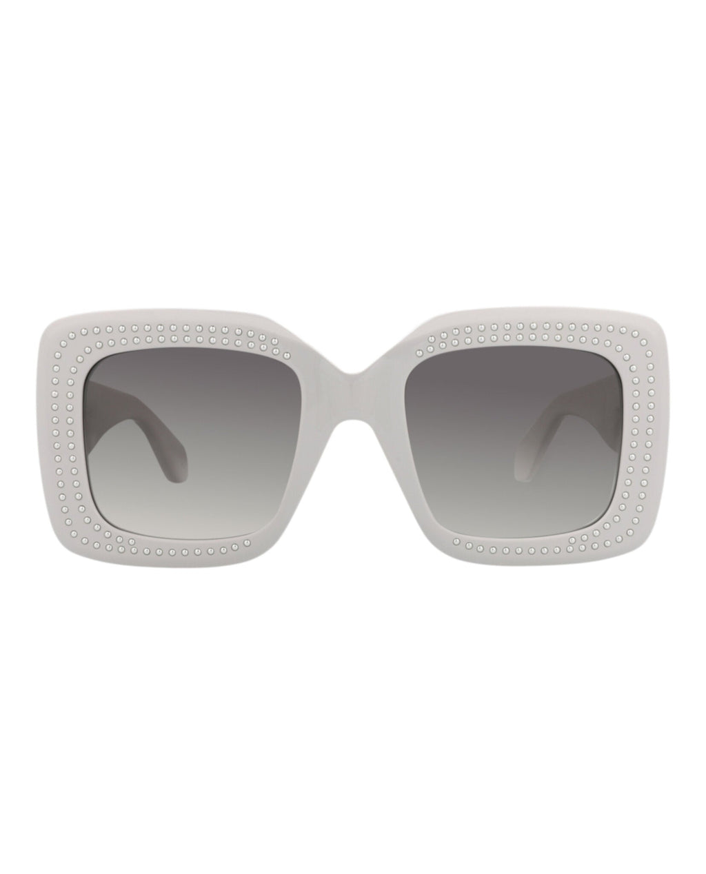 Alaia Womens Square/Rectangle Grey Grey Grey Fashion Designer Eyewear