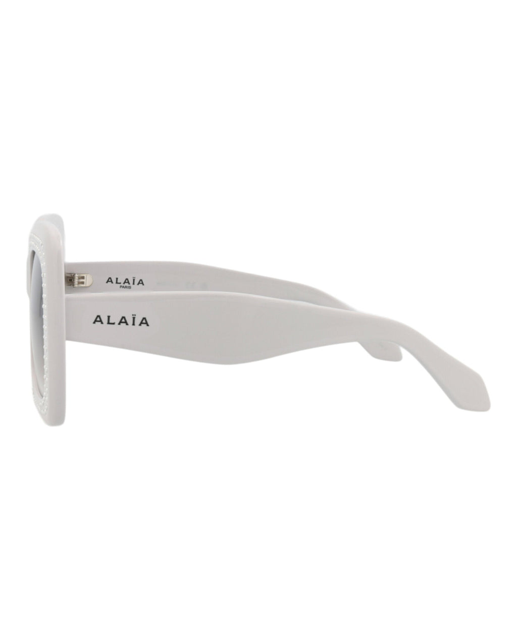 Alaia Womens Square/Rectangle Grey Grey Grey Fashion Designer Eyewear