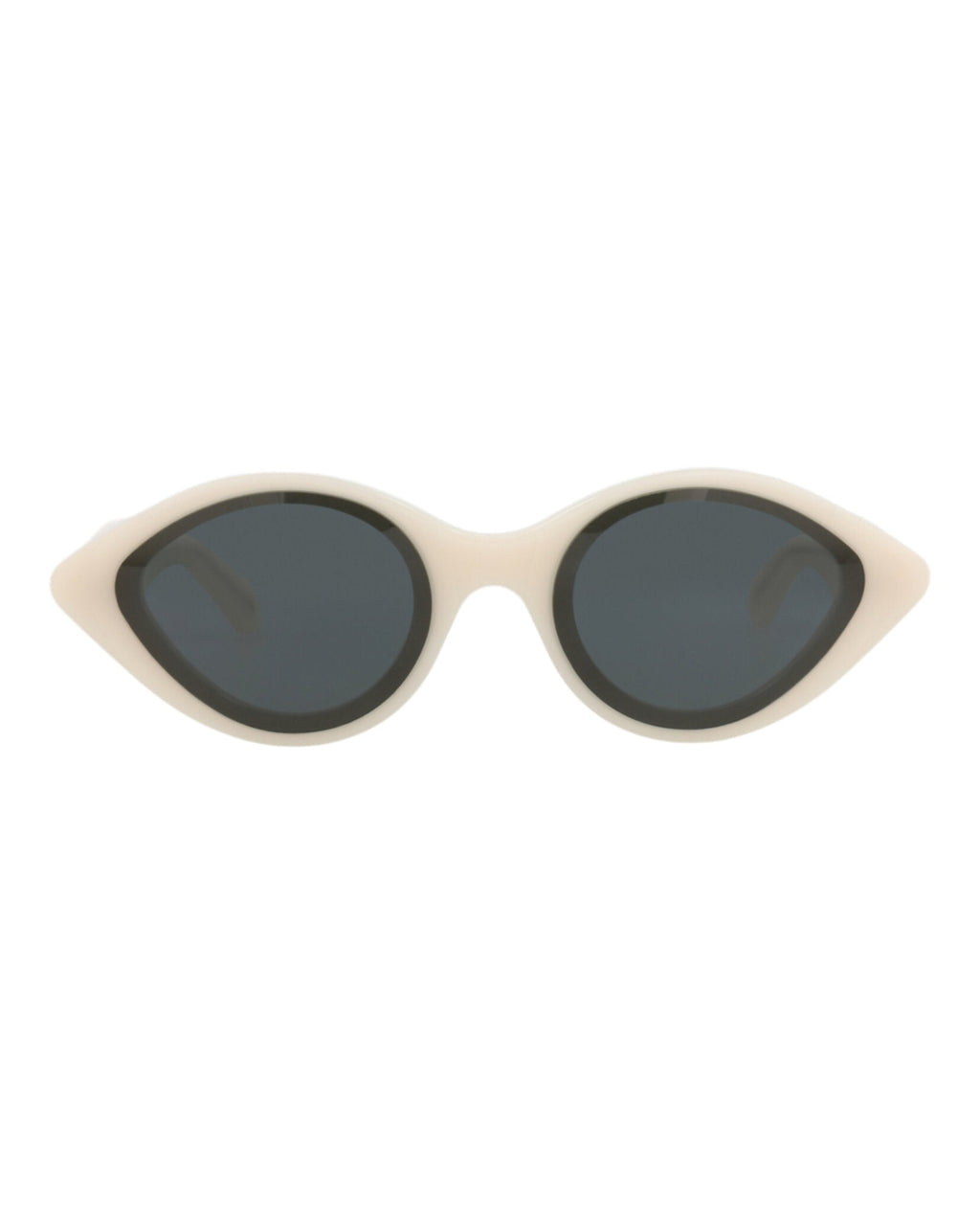 Alaia Womens Cat Eye White White Grey Fashion Designer Eyewear