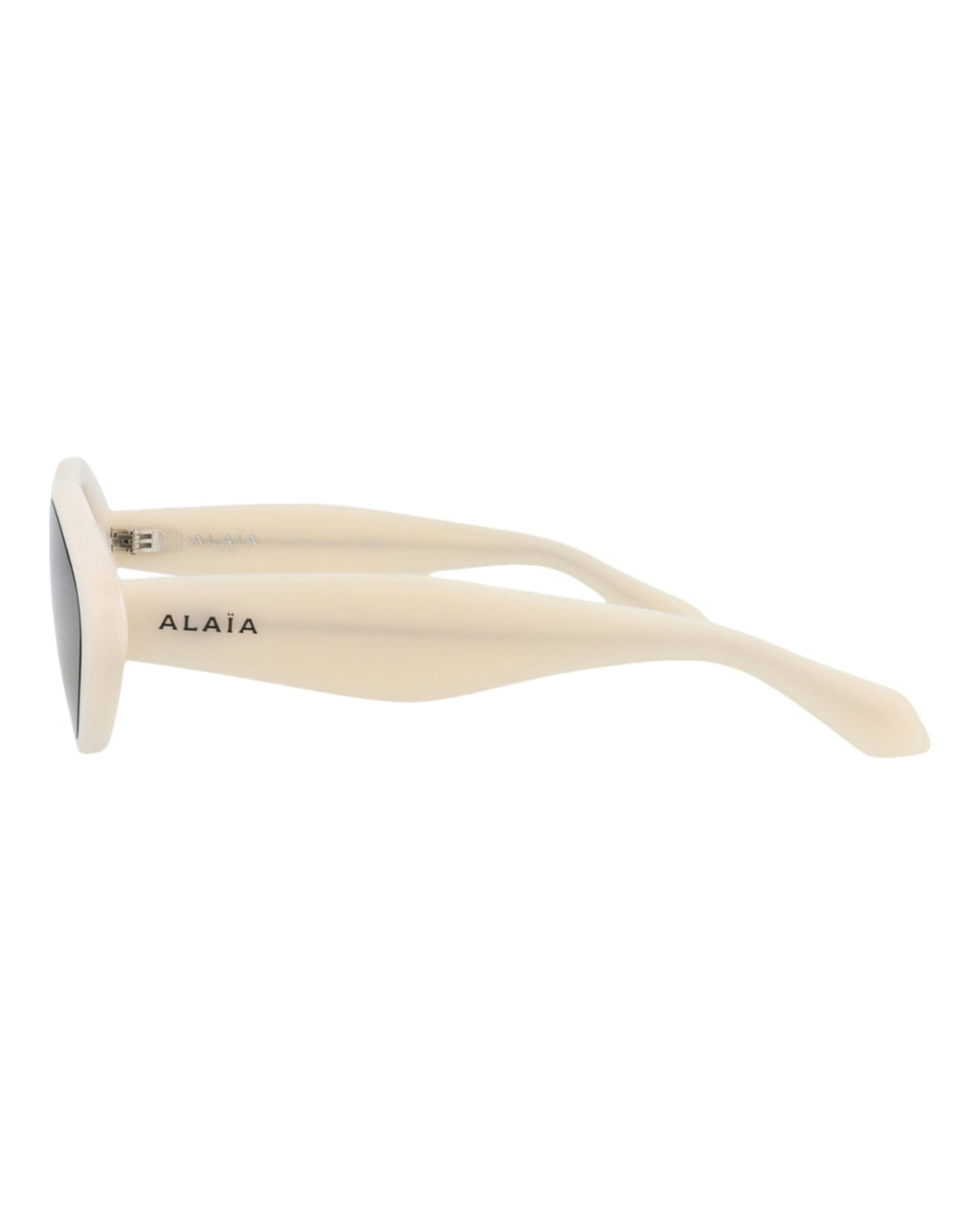 Alaia Womens Cat Eye White White Grey Fashion Designer Eyewear