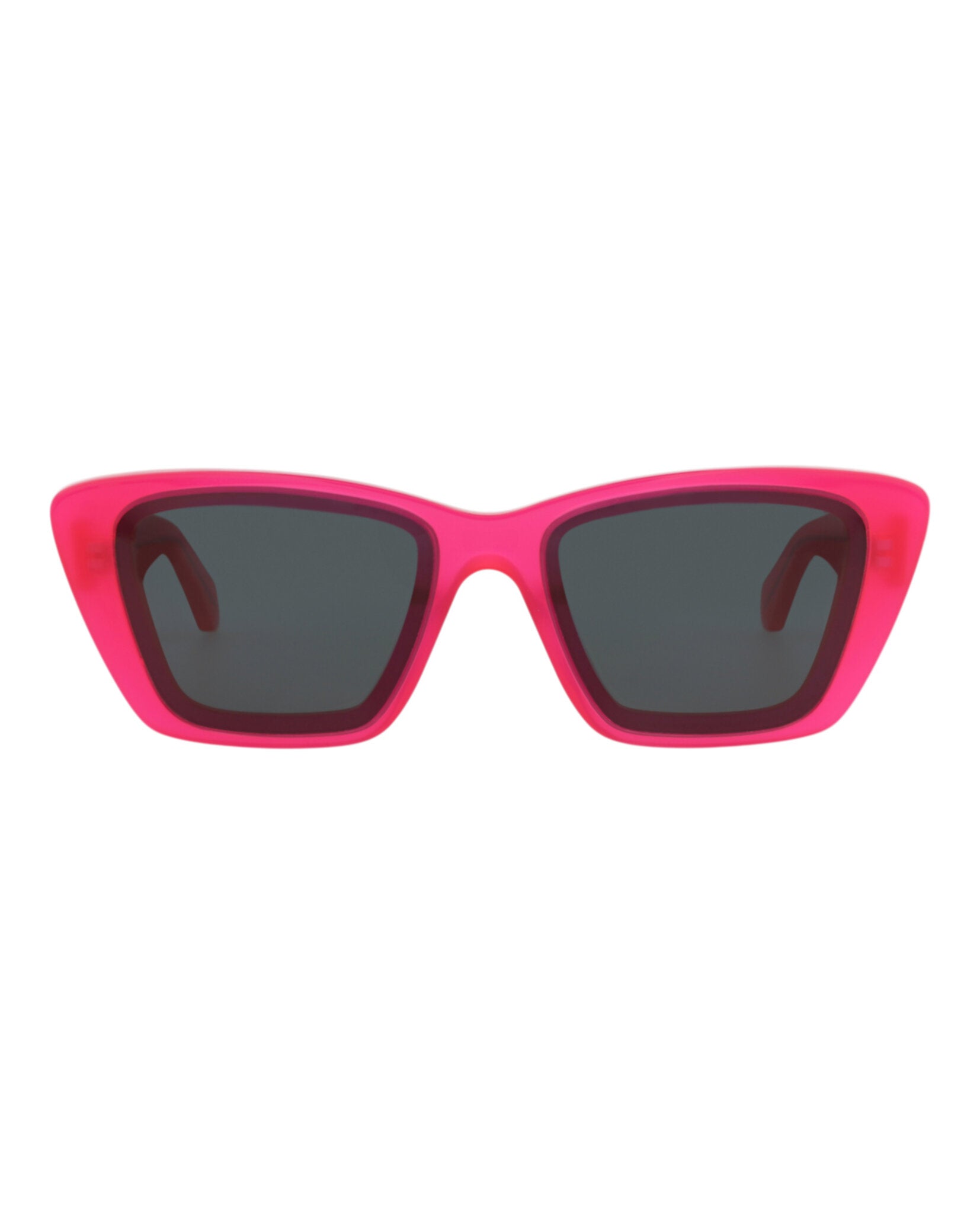 Alaia Womens Square/Rectangle Fuchsia Fuchsia Grey Fashion Designer Eyewear