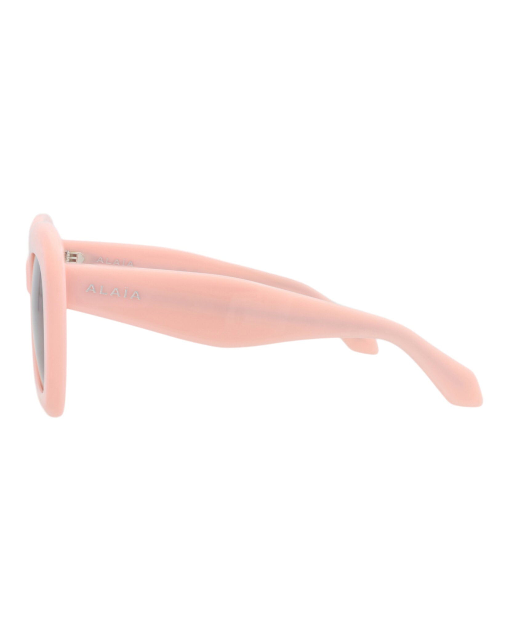 Alaia Womens Square/Rectangle Pink Pink Violet Fashion Designer Eyewear