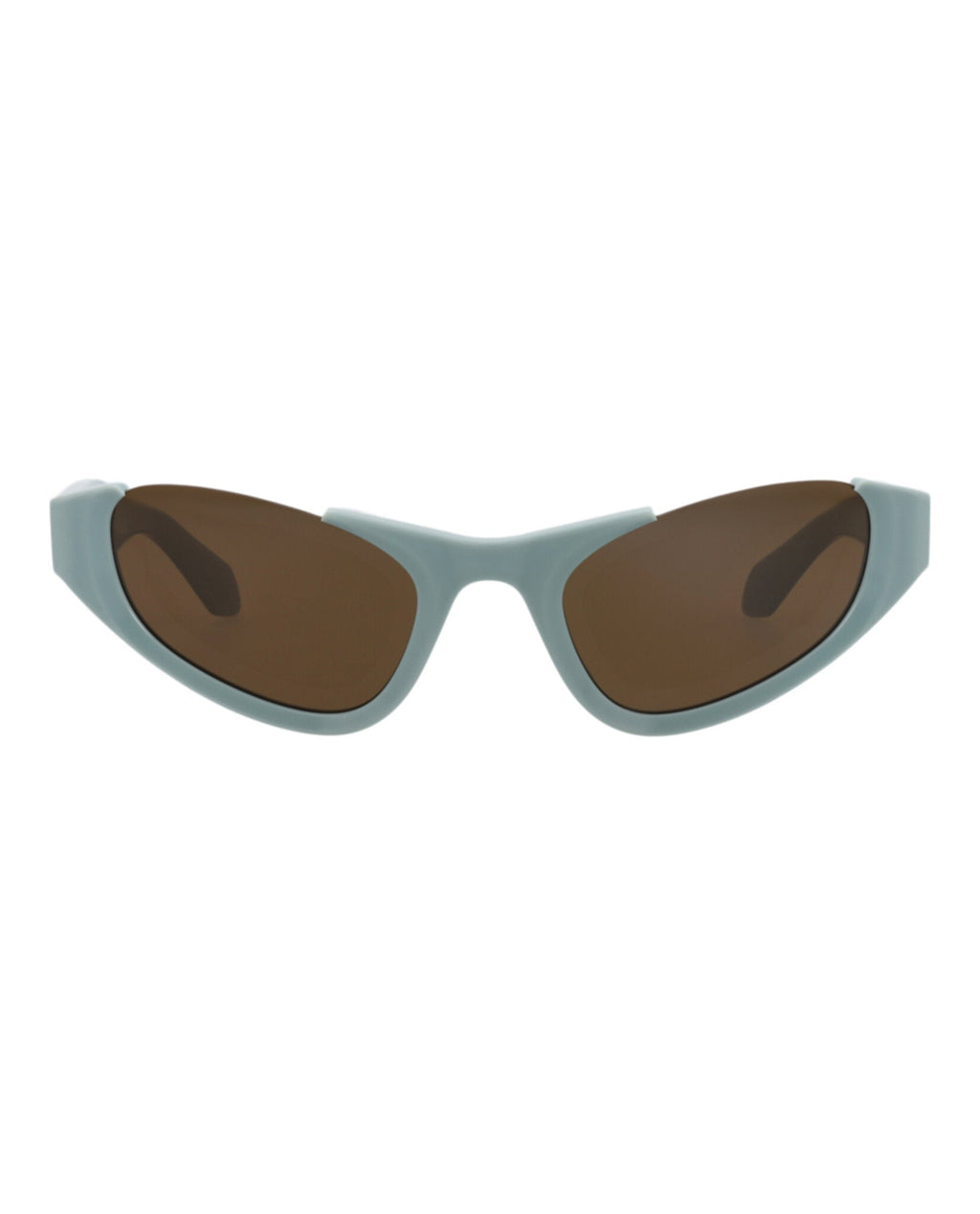 Alaia Womens Cat Eye Light Blue Light Blue Brown Fashion Designer Eyewear