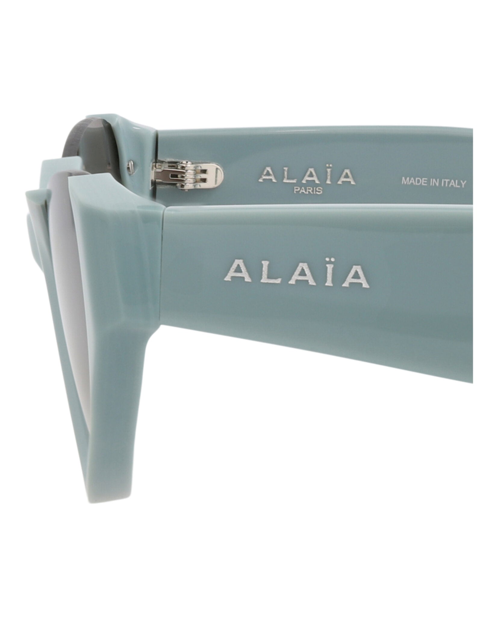 Alaia Womens Cat Eye Light Blue Light Blue Brown Fashion Designer Eyewear