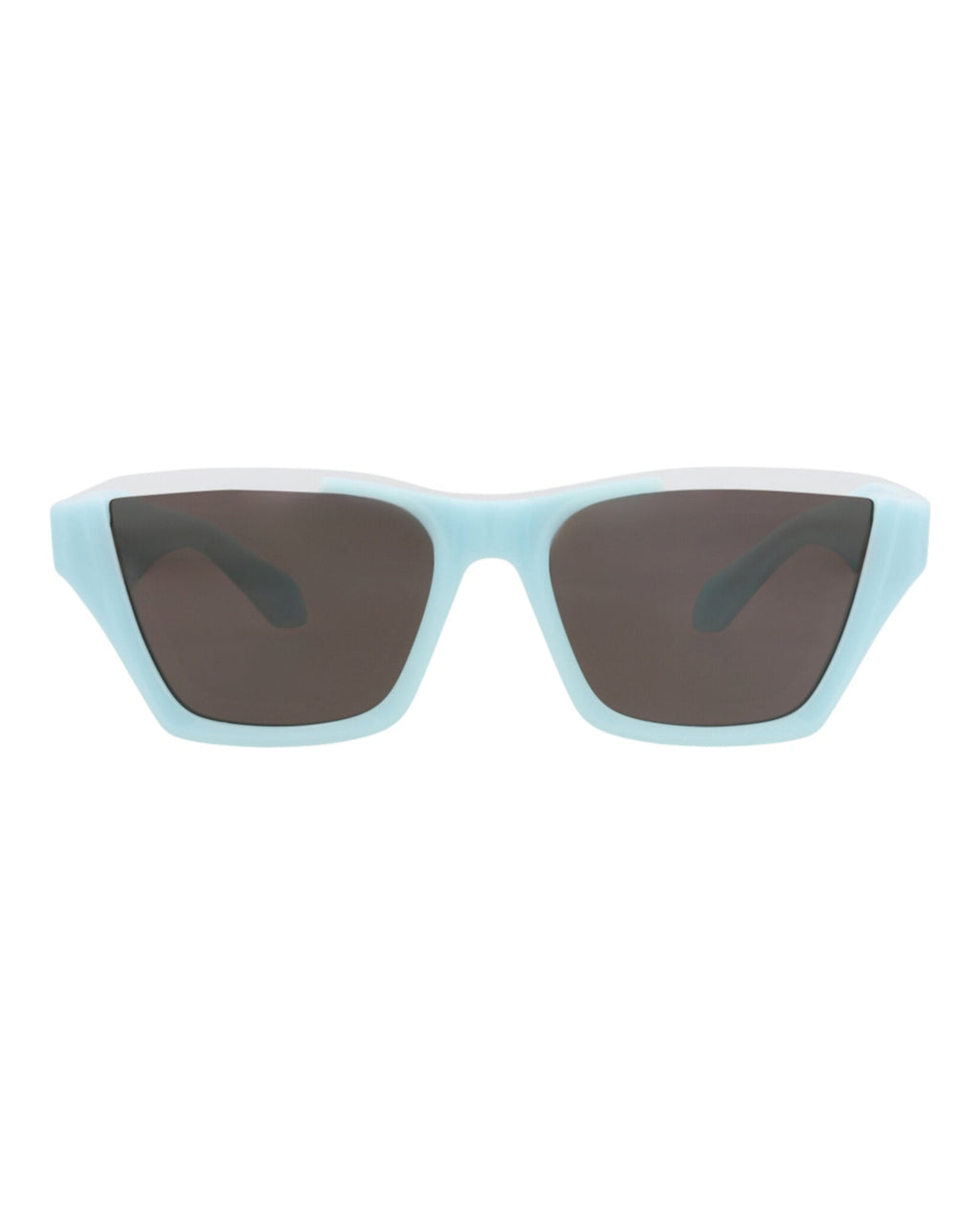 Alaia Womens Square/Rectangle Light Blue Light Blue Grey Fashion Designer Eyewear