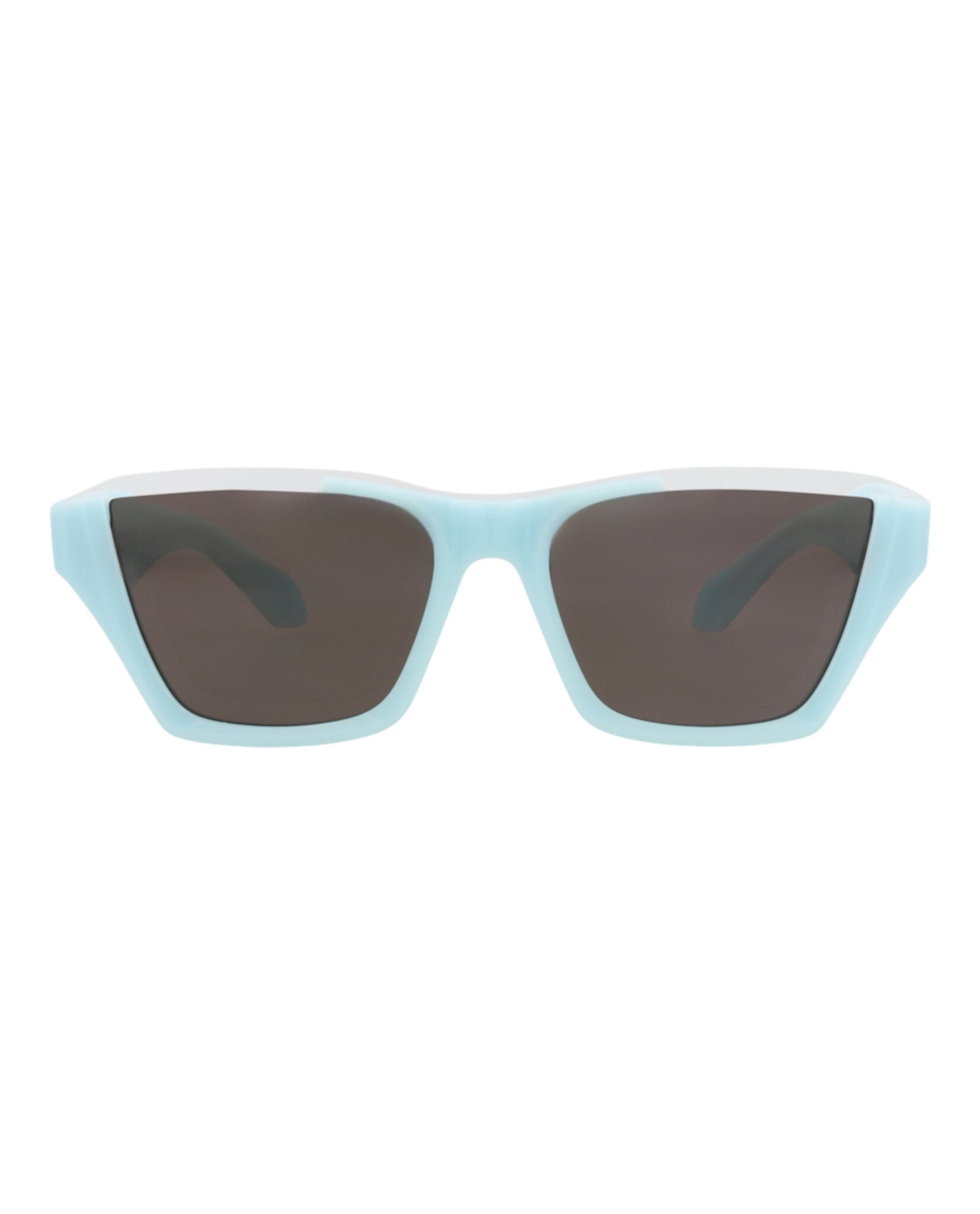 Alaia Womens Square/Rectangle Light Blue Light Blue Grey Fashion Designer Eyewear