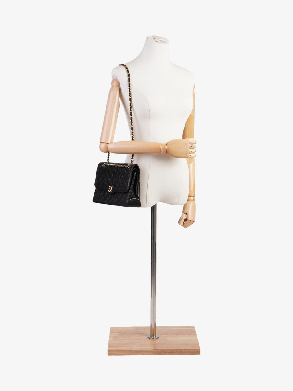 Chanel Paris Flap Black Calfskin Leather