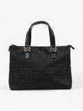 Fendi Zucca Tote Black Canvas