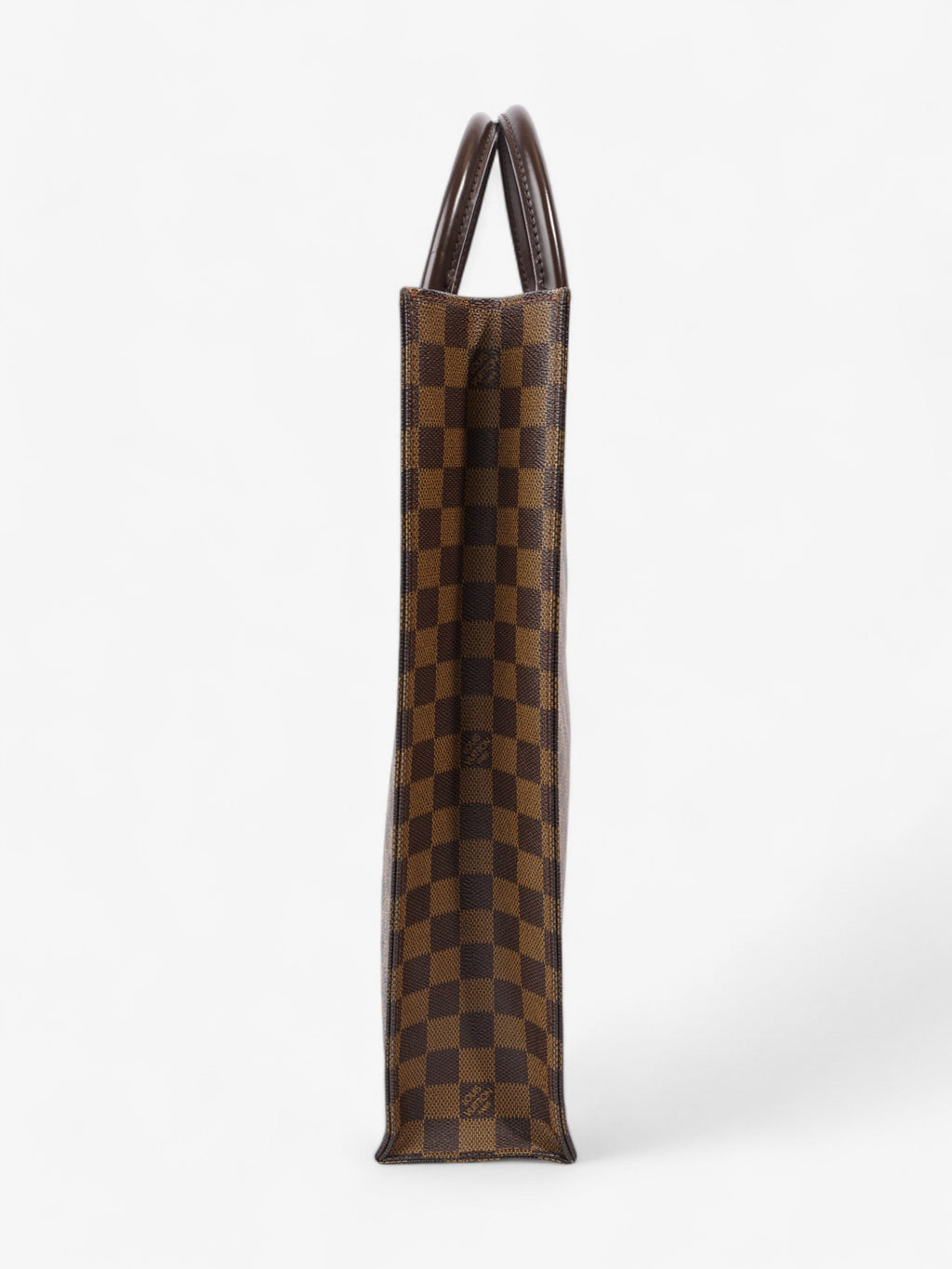 Louis Vuitton Sac Plat Tote Bag Damier Ebene Coated Canvas
