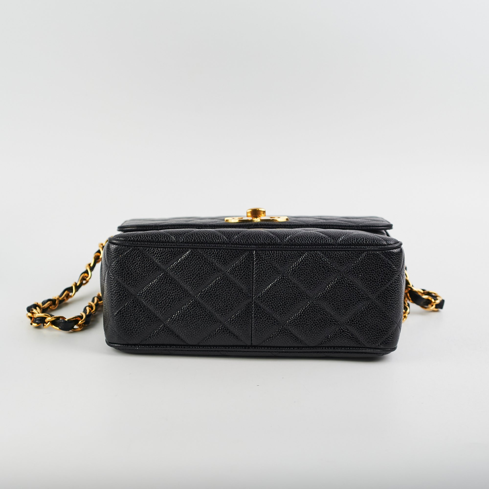 Chanel Vintage Caviar Square Flap