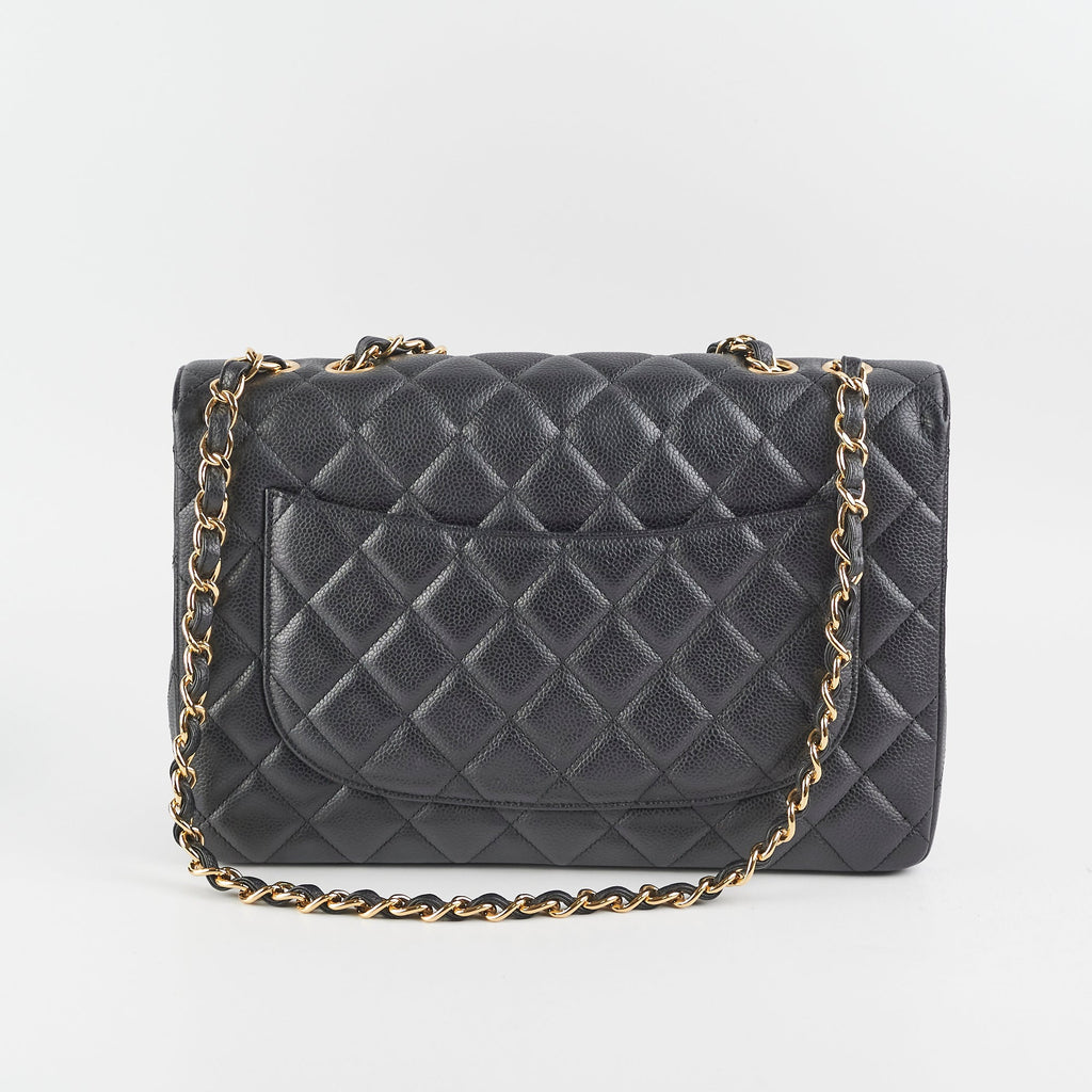 Chanel Jumbo Caviar Black