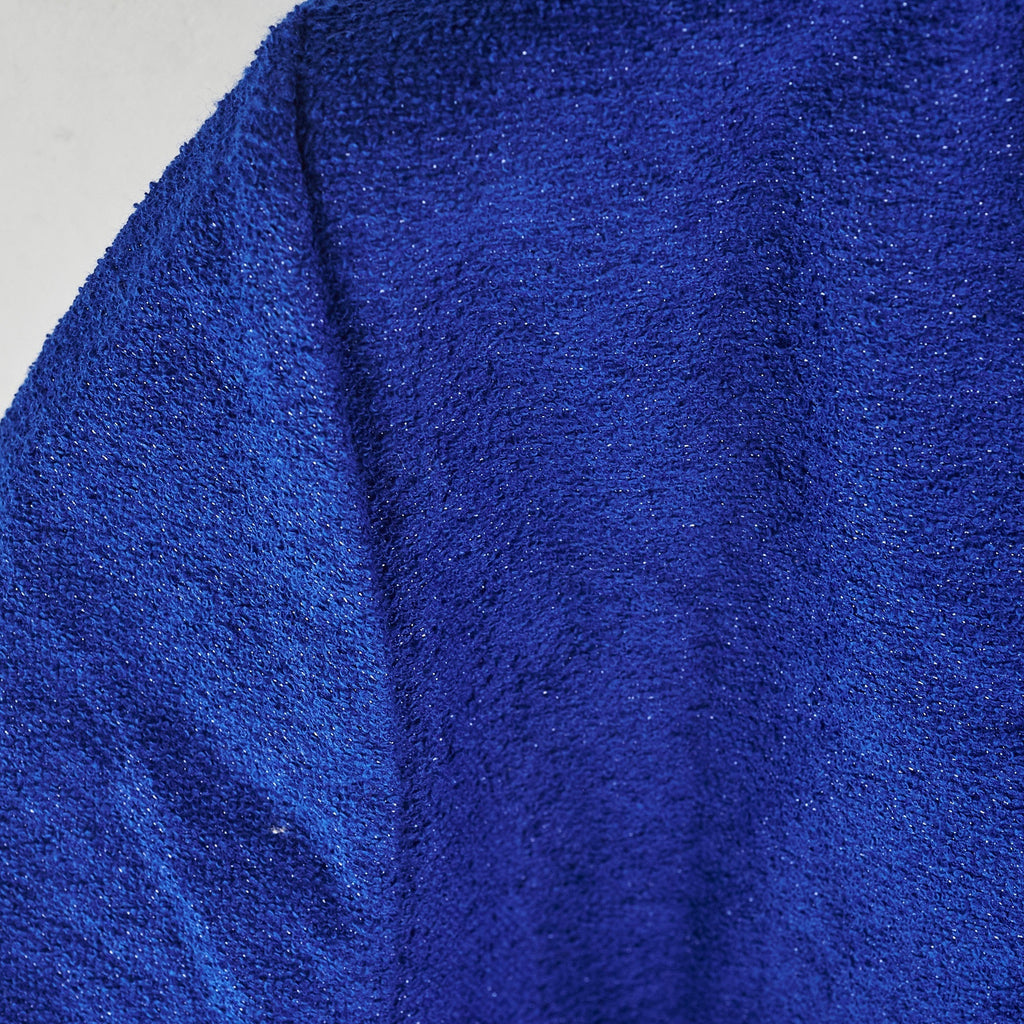 Chanel Tee - Shirt Cotton Tweed Blue Size 36