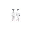 Christian Dior Heart Pink Clip On Earrings Costume Jewellery