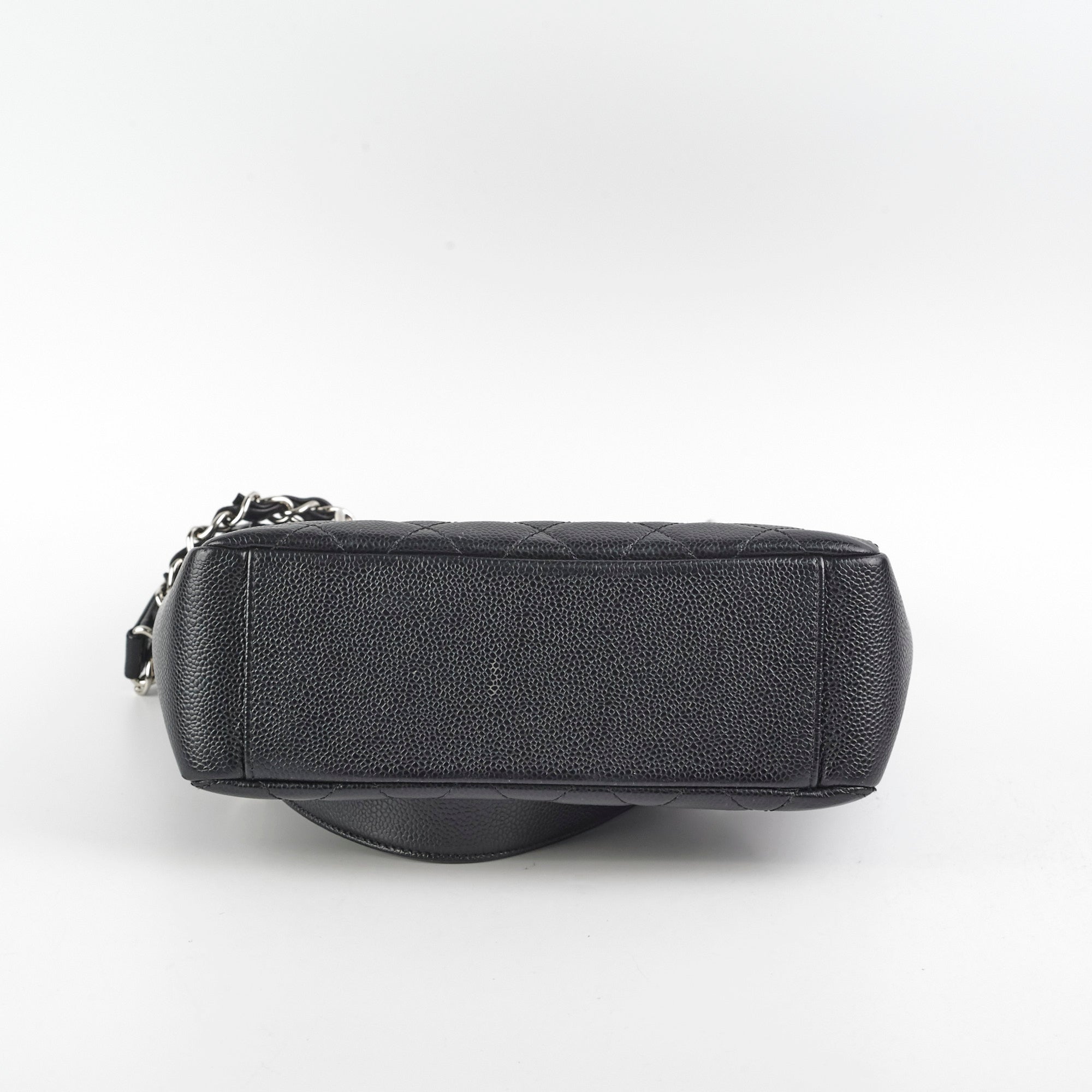 Chanel Caviar PST Petite Shopping Tote (Black)