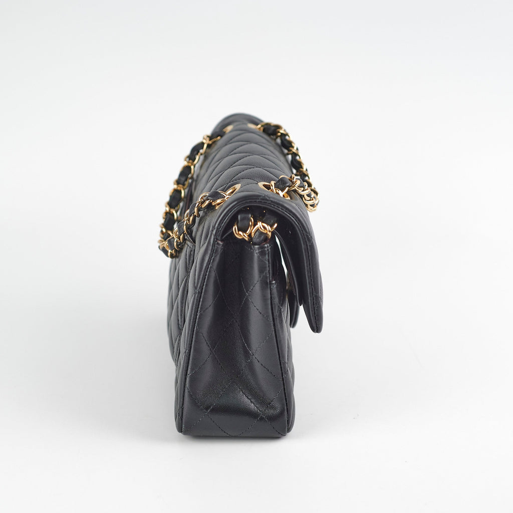 Chanel Small Double Classic Flap Lambskin Black