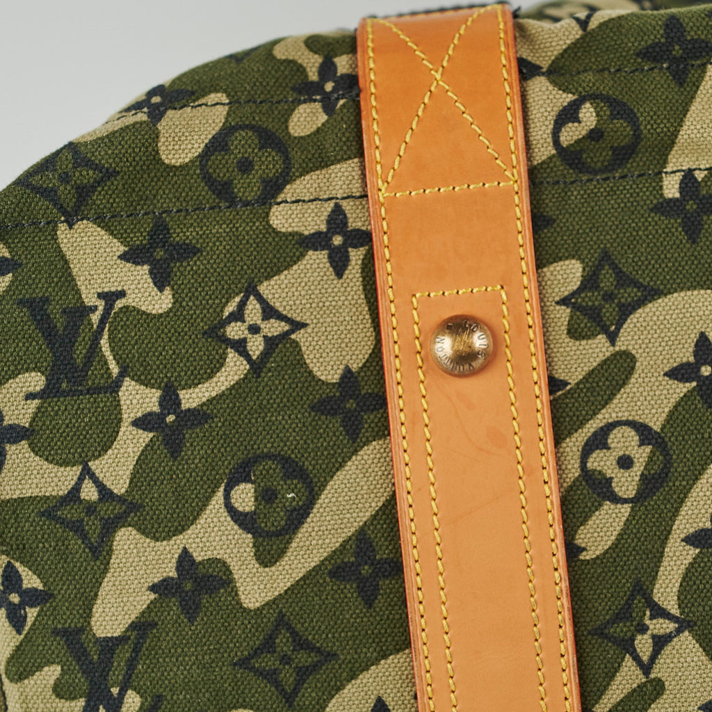 Louis Vuitton Canvas Monogramouflage Tote Shoulder Bag