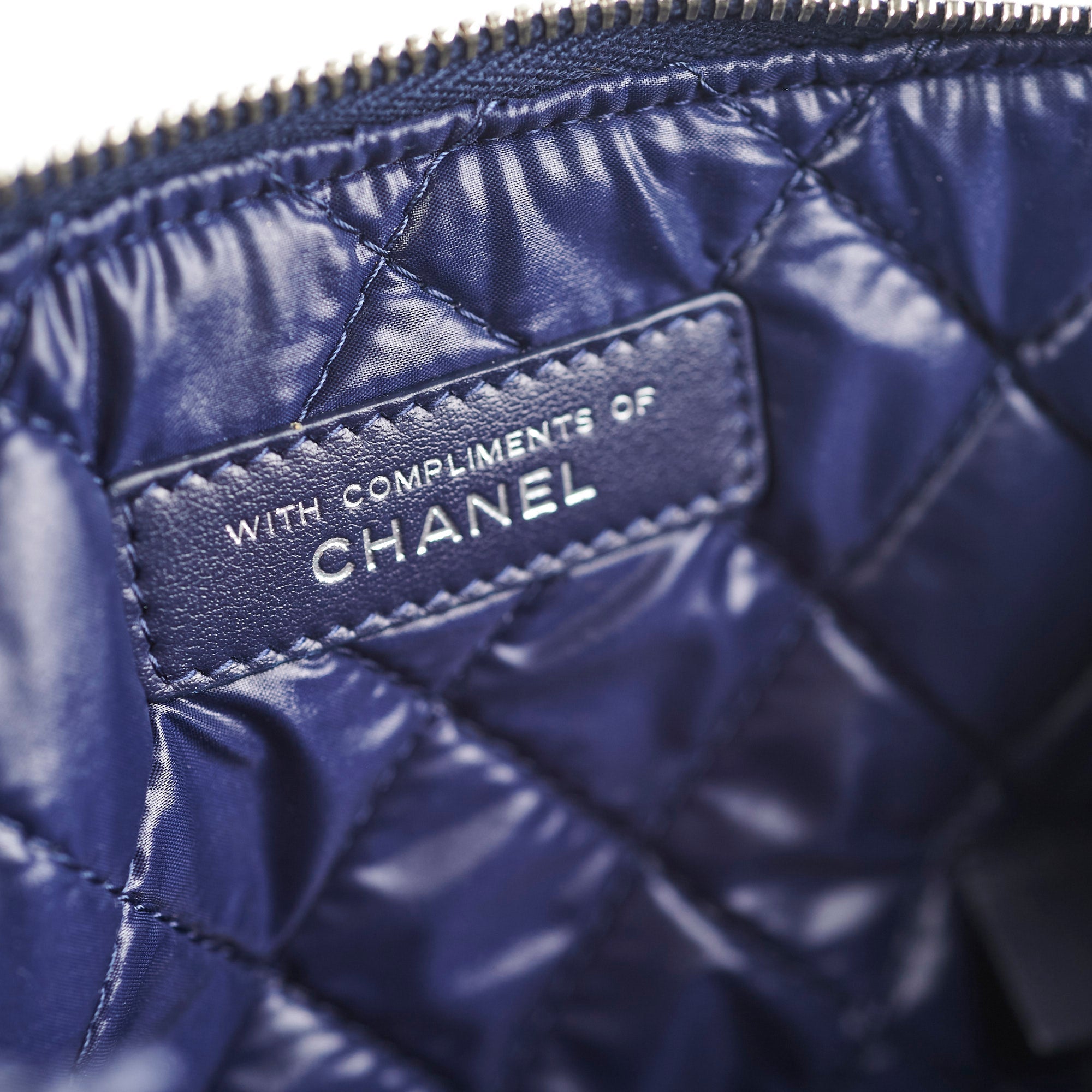 Chanel Pouch Caviar Navy