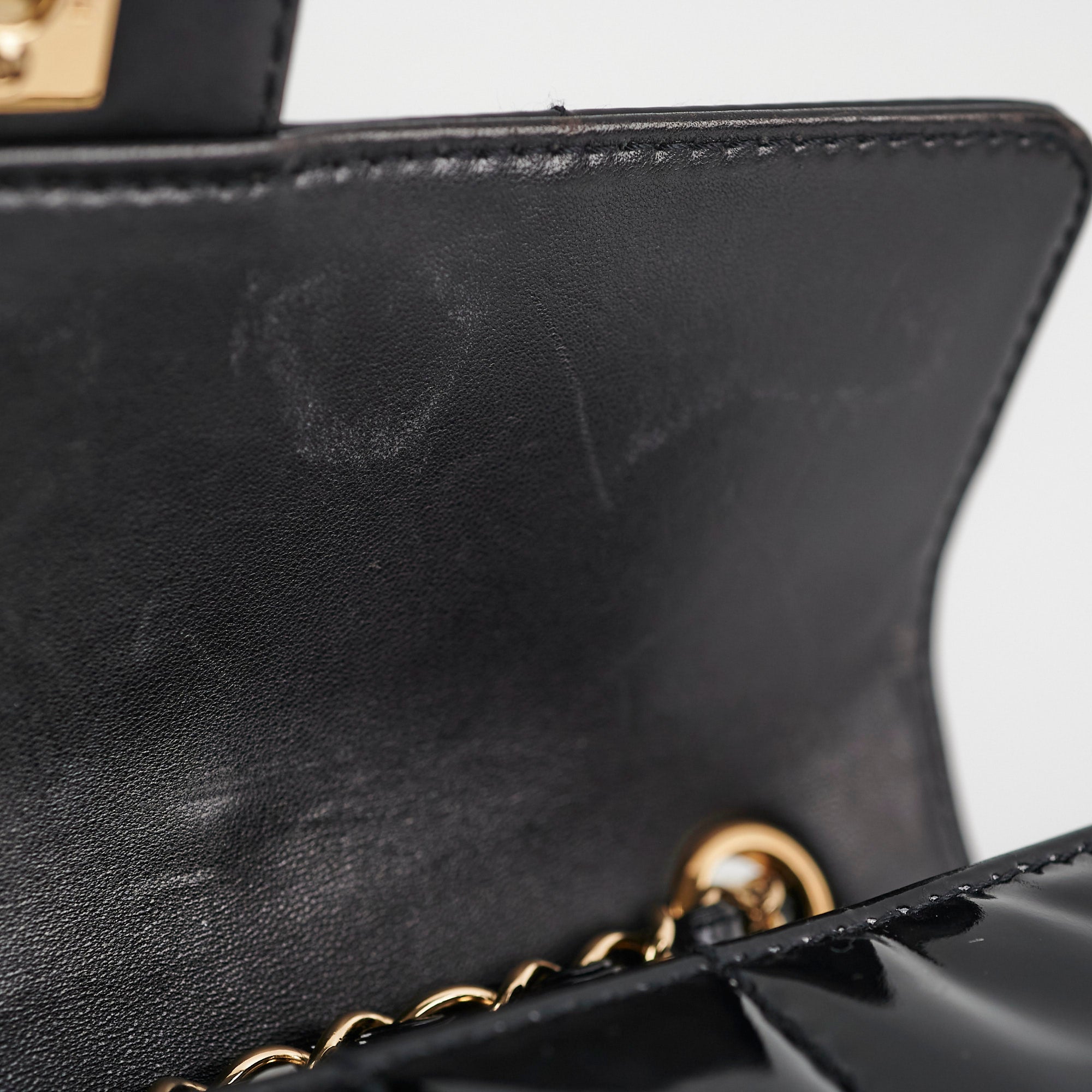 Chanel Vintage Black Patent