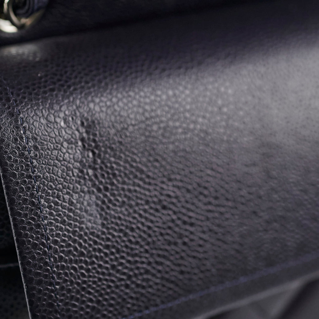 Chanel Jumbo Classic Double Flap Caviar Purple
