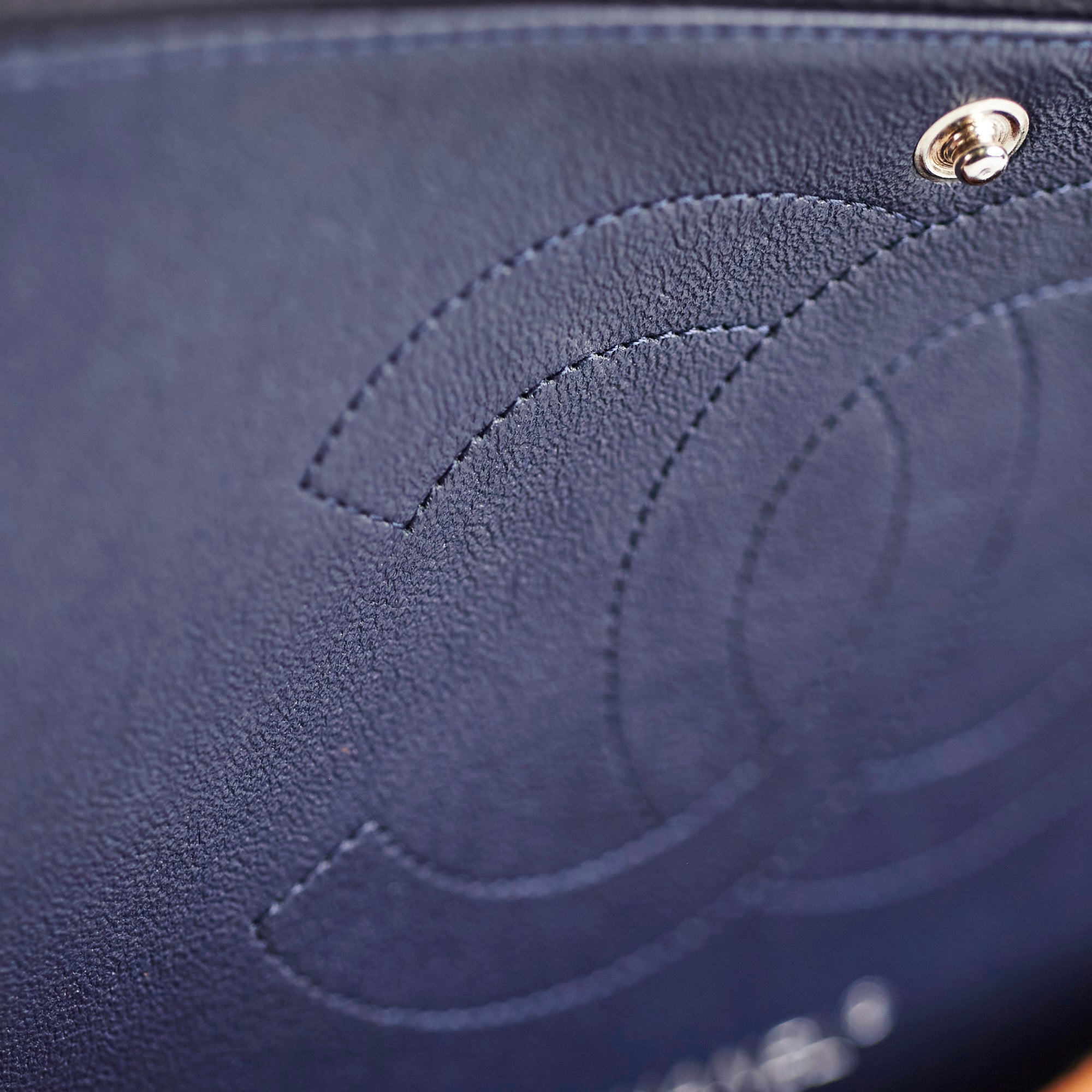 Chanel Jumbo Classic Double Flap Caviar Purple