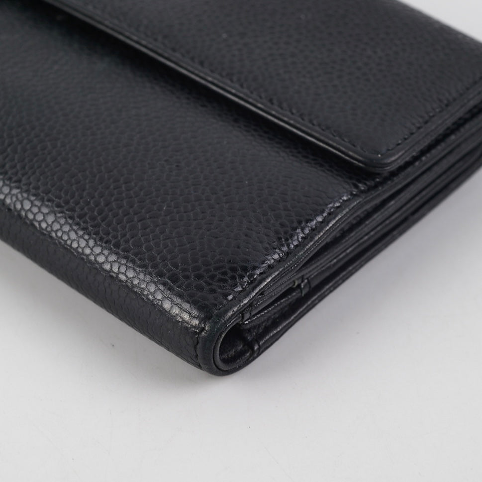 Chanel Timeless Continental Purse Black