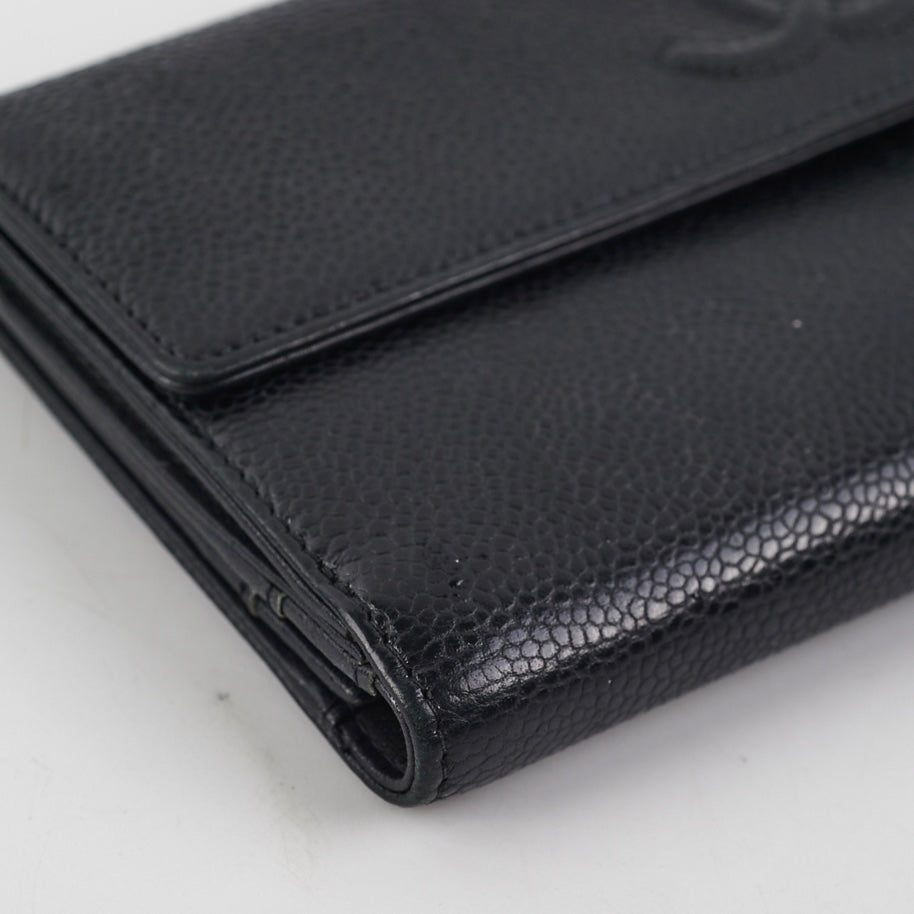 Chanel Timeless Continental Purse Black