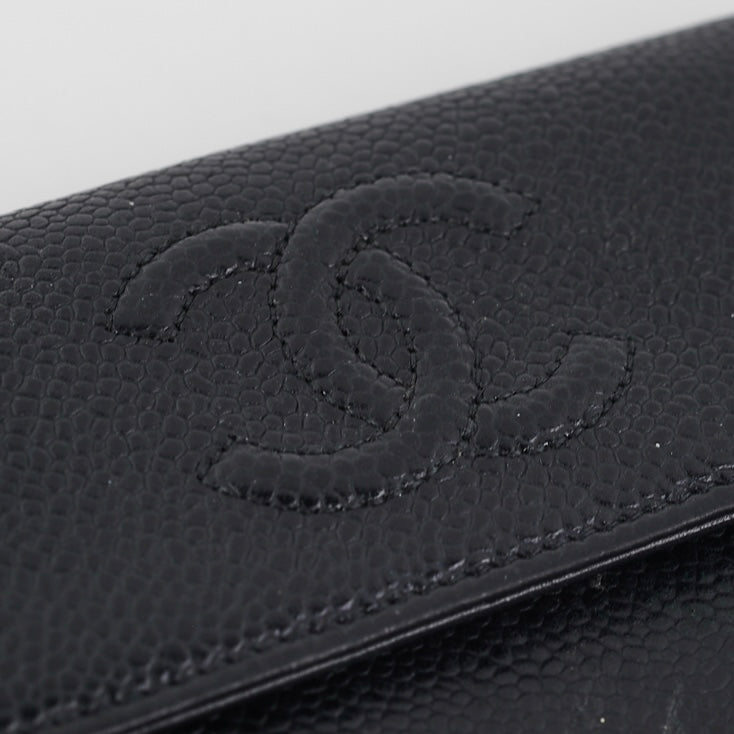 Chanel Timeless Continental Purse Black