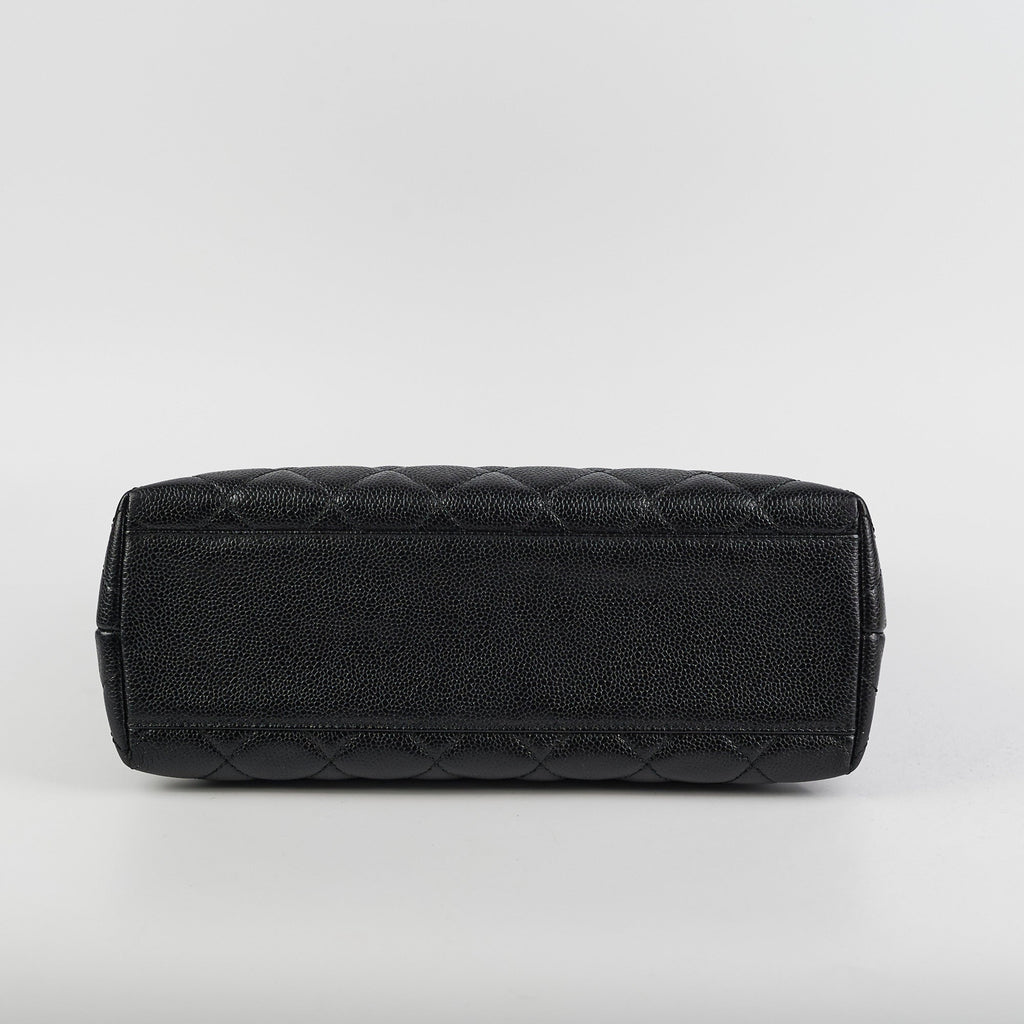 Chanel Vintage Large Kelly Caviar Black