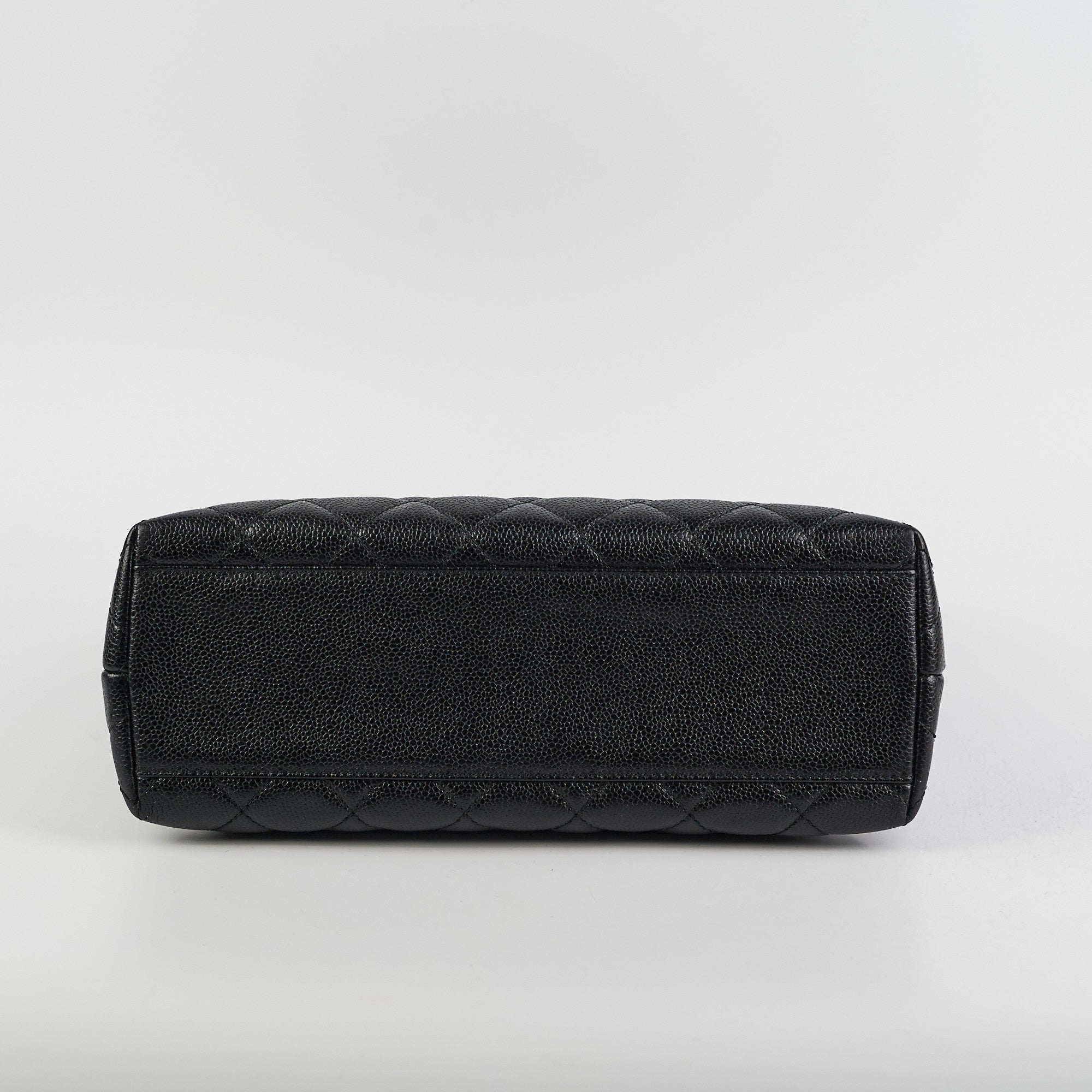 Chanel Vintage Large Kelly Caviar Black