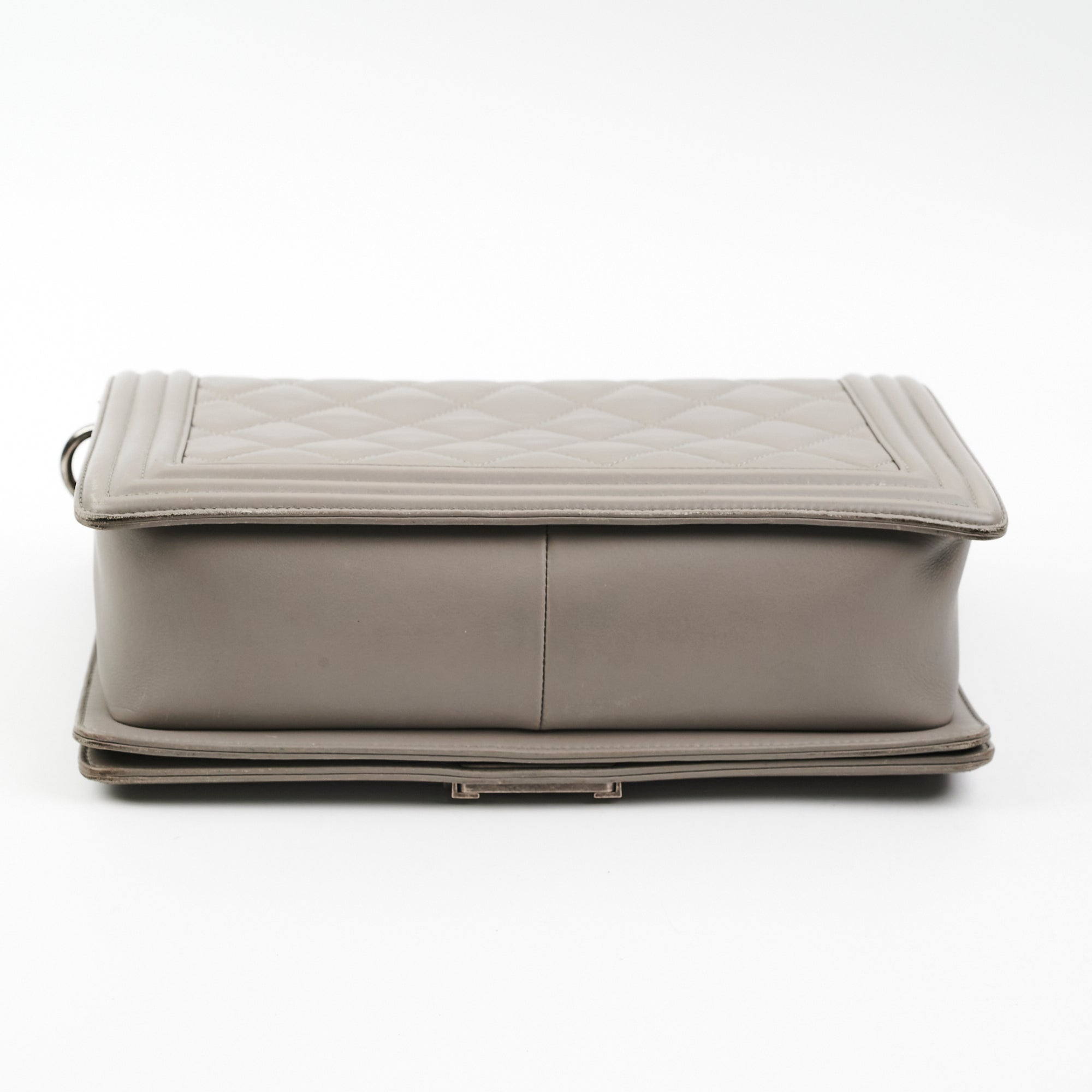 Chanel New Boy Lambskin Grey