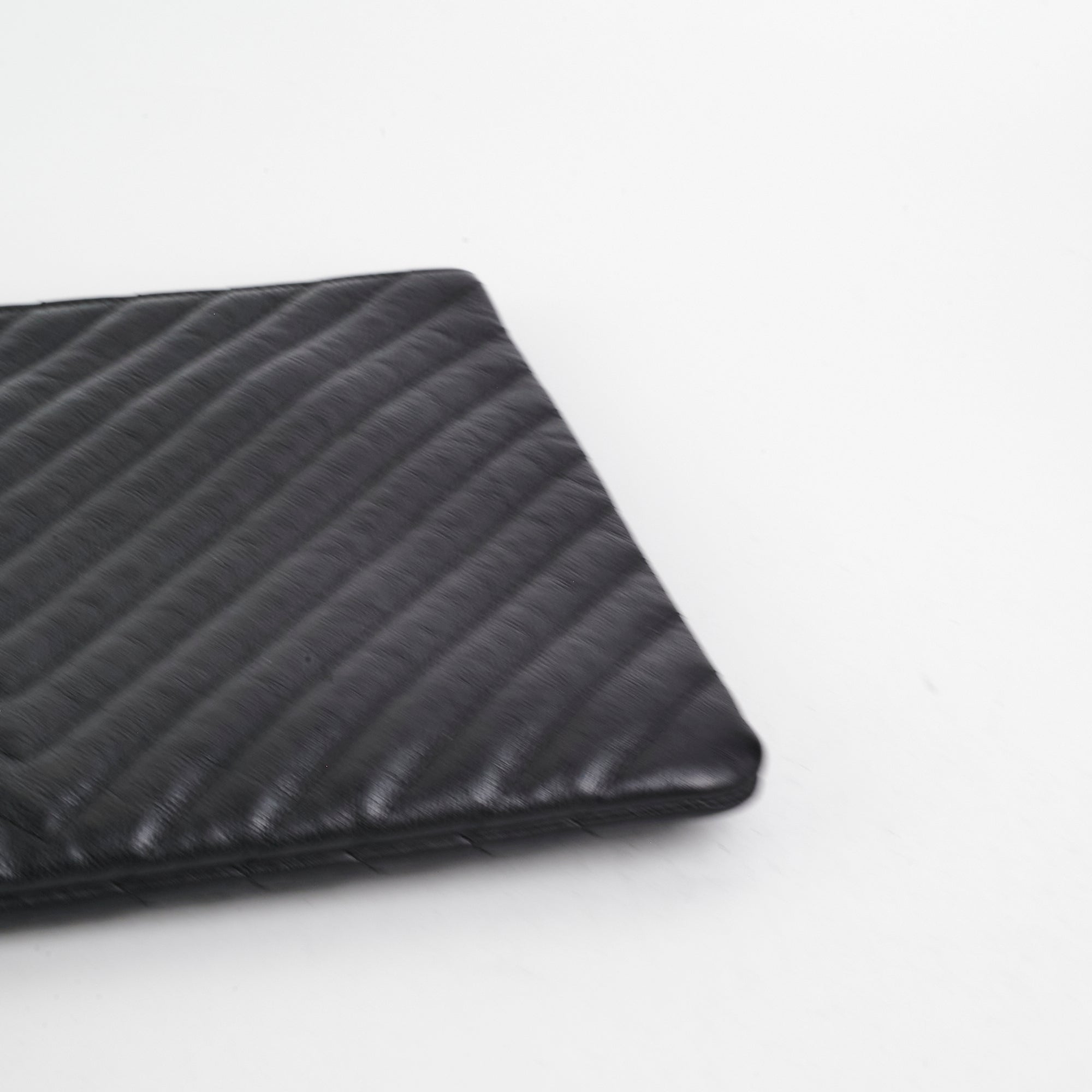Chanel Large O Case Goatskin Black