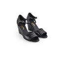 Chanel Quilted Black Sandals Size 40