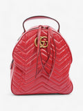 Gucci Marmont Backpack Red Matelasse Leather