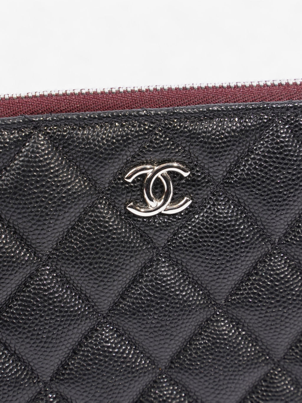 Chanel Purse Black Caviar Leather