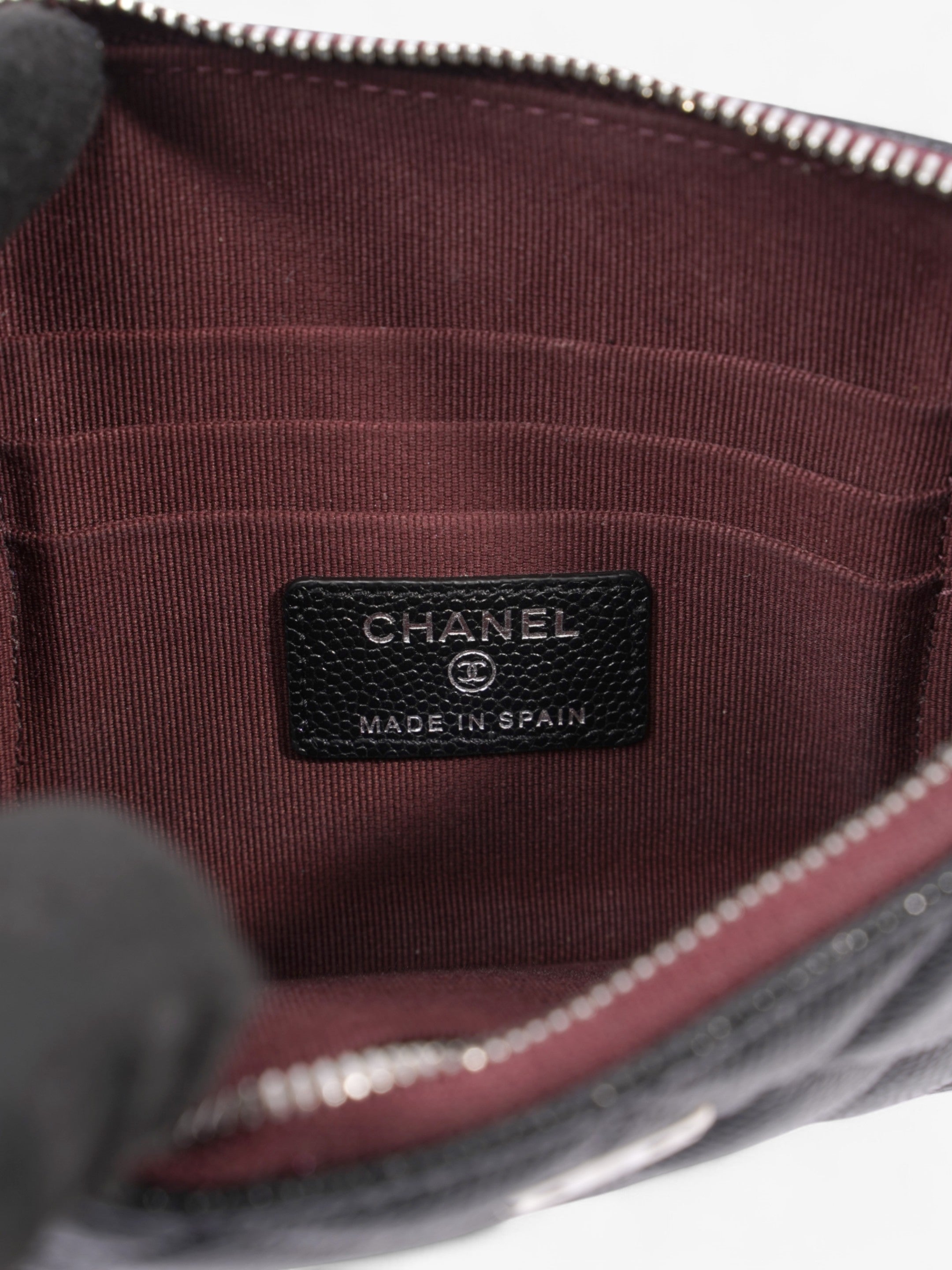 Chanel Purse Black Caviar Leather