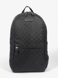 Gucci Double Zip Backpack Black / GG Supreme Nylon