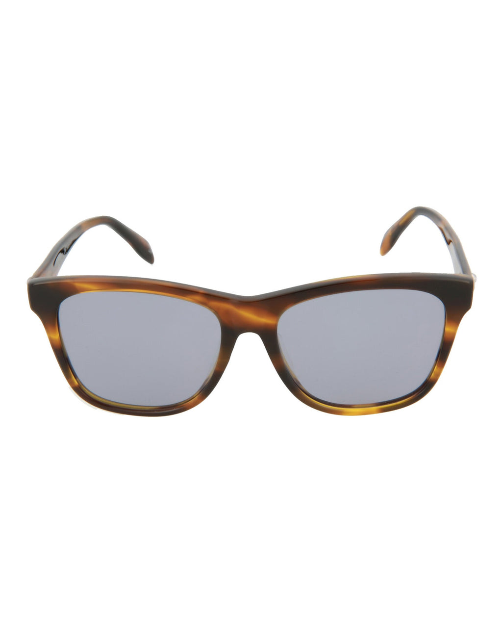 Alexander McQueen Unisex Square/Rectangle Yellow Yellow Blue Fashion Designer Eyewear Yellow Yellow Blue