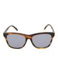 Alexander McQueen Unisex Square/Rectangle Yellow Yellow Blue Fashion Designer Eyewear Yellow Yellow Blue