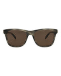 Alexander McQueen Unisex Square/Rectangle Grey Grey Brown Fashion Designer Eyewear Grey Grey Brown