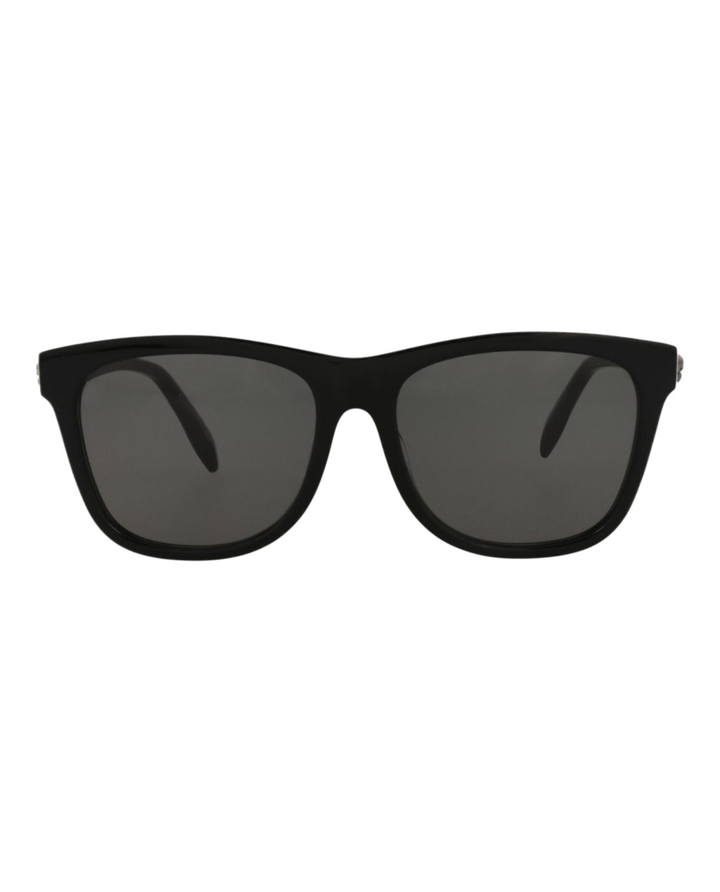 Alexander McQueen Unisex Square/Rectangle Black Black Grey Fashion Designer Eyewear
