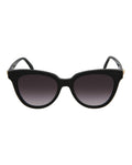 Alexander McQueen Womens Cat Eye Black Fashion Designer Eyewear Black