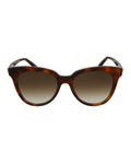 Alexander McQueen Womens Cat Eye Havana Havana Brown Fashion Designer Eyewear