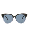 Alexander McQueen Womens Cat Eye Grey Grey Blue Fashion Designer Eyewear