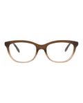 Alexander McQueen Womens Square/Rectangle Brown Brown Transparent Fashion Designer Eyewear