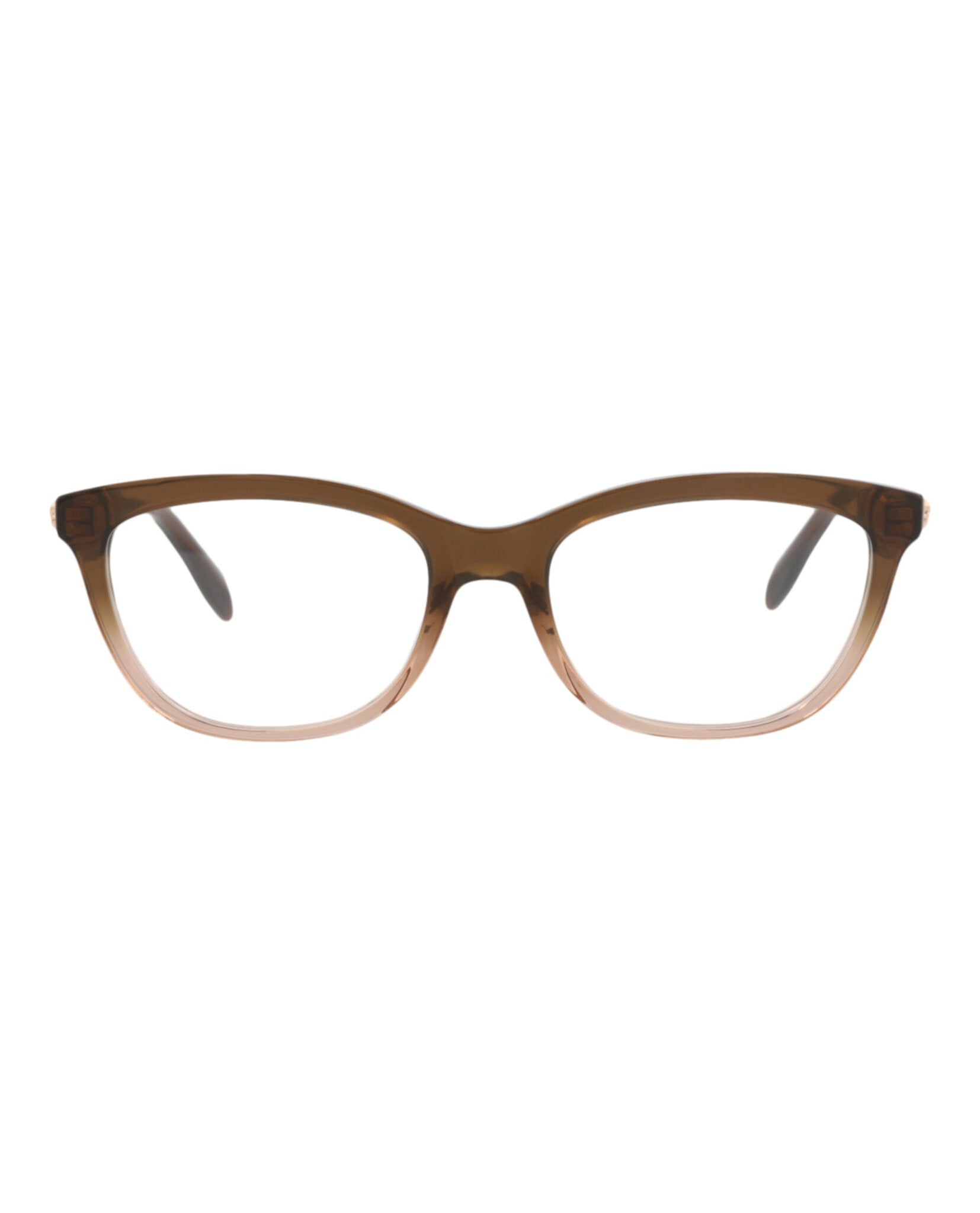 Alexander McQueen Womens Square/Rectangle Brown Brown Transparent Fashion Designer Eyewear