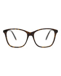 Alexander McQueen Womens Square/Rectangle Havana Havana Transparent Fashion Designer Eyewear
